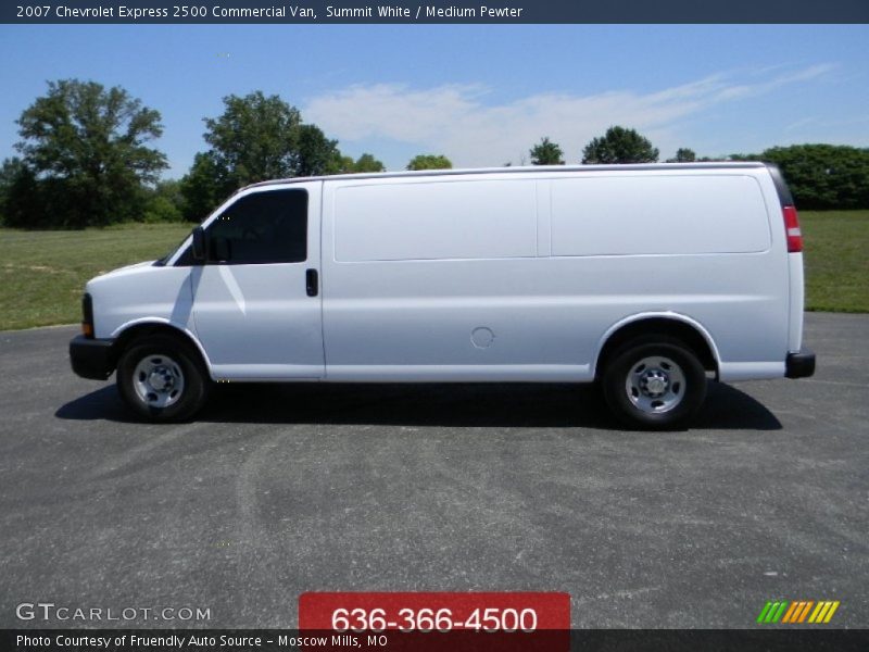 Summit White / Medium Pewter 2007 Chevrolet Express 2500 Commercial Van