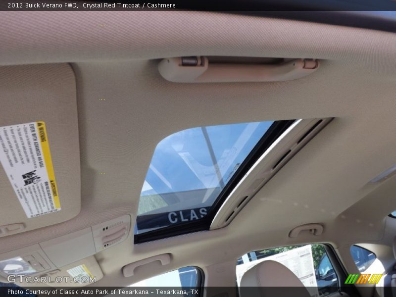 Crystal Red Tintcoat / Cashmere 2012 Buick Verano FWD
