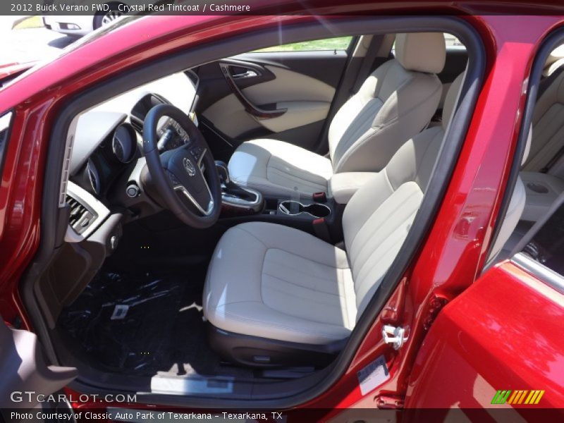 Crystal Red Tintcoat / Cashmere 2012 Buick Verano FWD