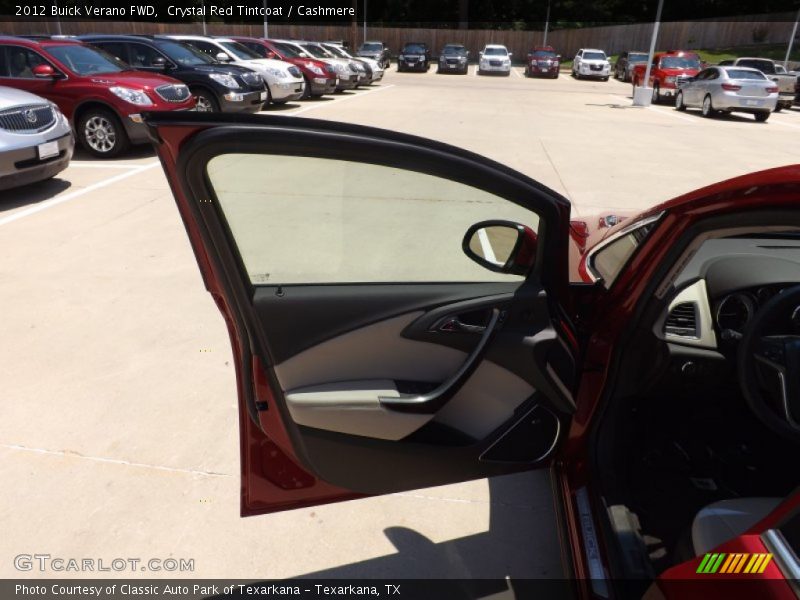 Crystal Red Tintcoat / Cashmere 2012 Buick Verano FWD