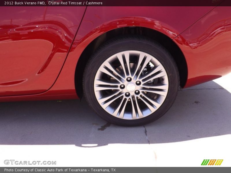 Crystal Red Tintcoat / Cashmere 2012 Buick Verano FWD