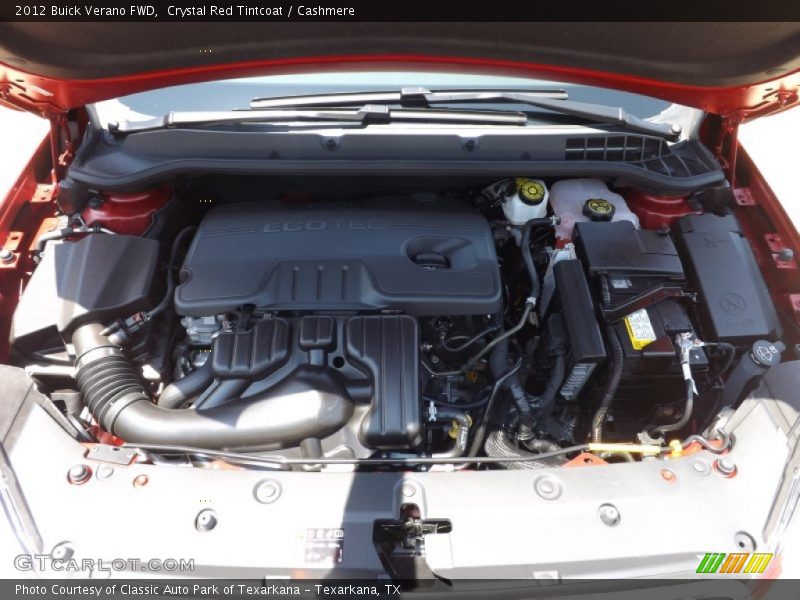 Crystal Red Tintcoat / Cashmere 2012 Buick Verano FWD