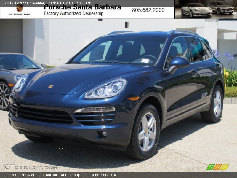 Dark Blue Metallic / Black 2012 Porsche Cayenne