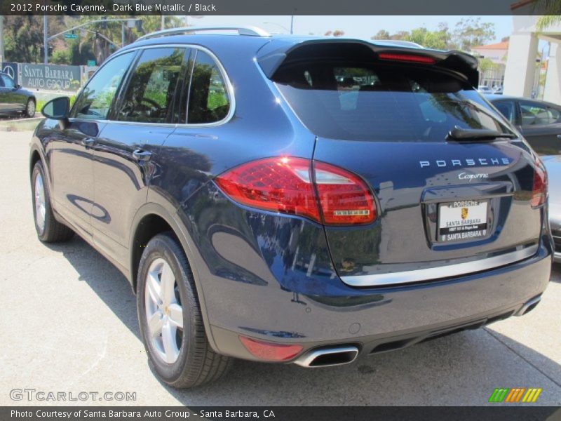 Dark Blue Metallic / Black 2012 Porsche Cayenne