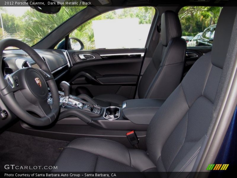 Dark Blue Metallic / Black 2012 Porsche Cayenne