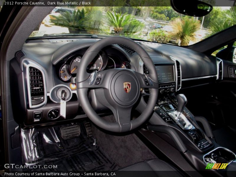 Dark Blue Metallic / Black 2012 Porsche Cayenne