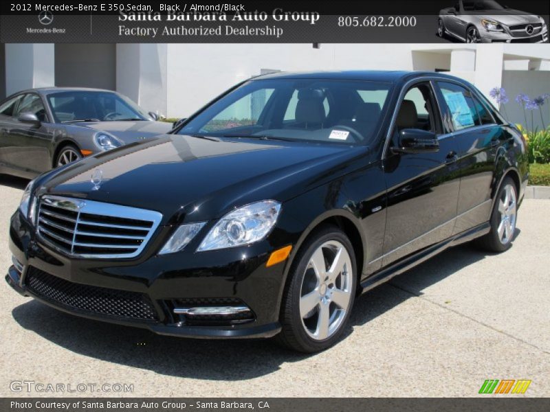 Black / Almond/Black 2012 Mercedes-Benz E 350 Sedan