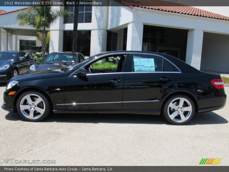 Black / Almond/Black 2012 Mercedes-Benz E 350 Sedan