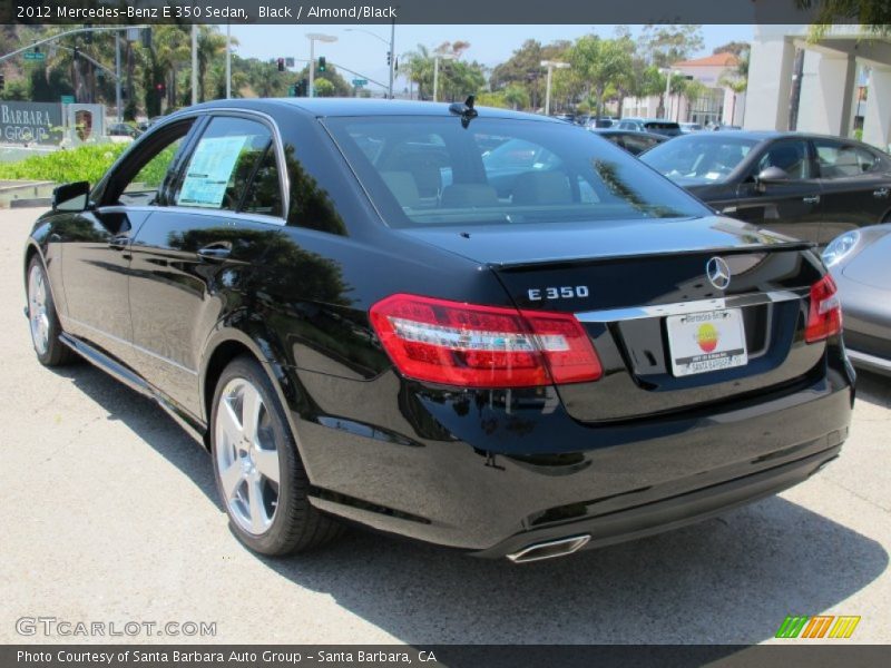 Black / Almond/Black 2012 Mercedes-Benz E 350 Sedan