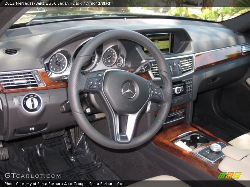 Black / Almond/Black 2012 Mercedes-Benz E 350 Sedan
