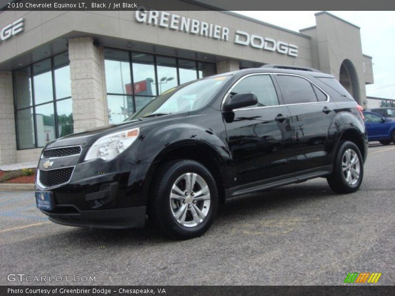 Black / Jet Black 2010 Chevrolet Equinox LT