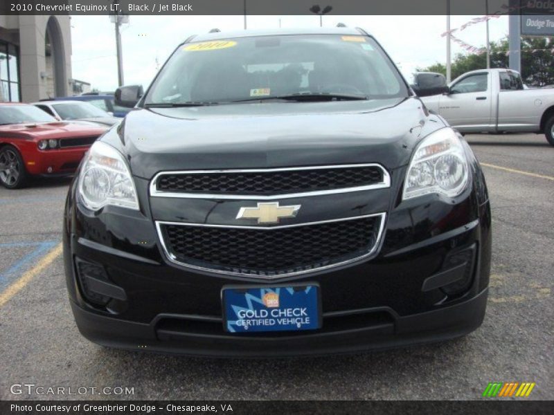 Black / Jet Black 2010 Chevrolet Equinox LT