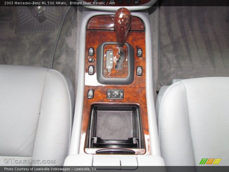 Brilliant Silver Metallic / Ash 2003 Mercedes-Benz ML 500 4Matic