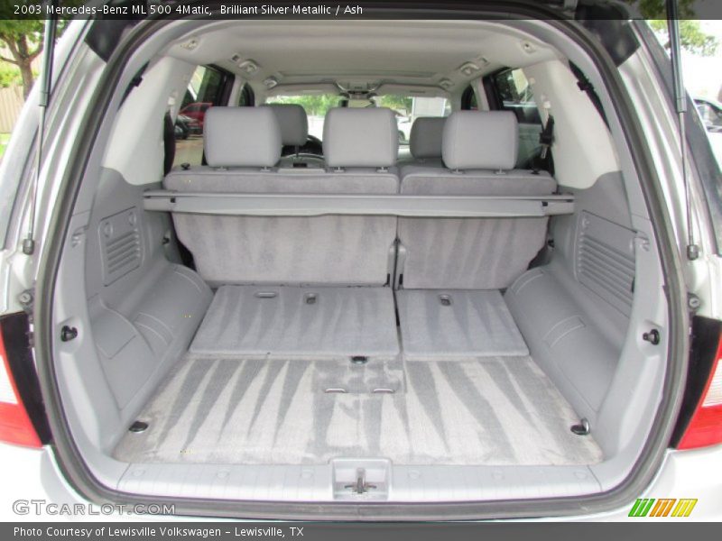 Brilliant Silver Metallic / Ash 2003 Mercedes-Benz ML 500 4Matic