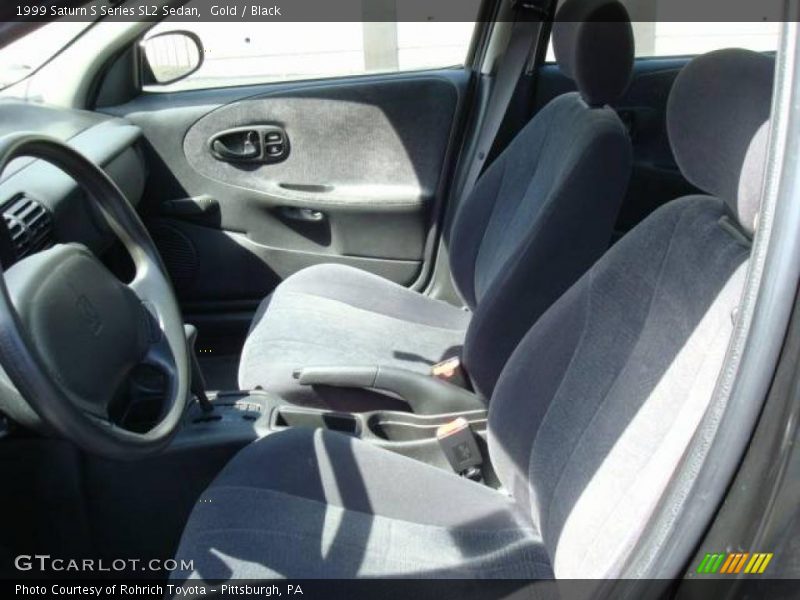 Gold / Black 1999 Saturn S Series SL2 Sedan