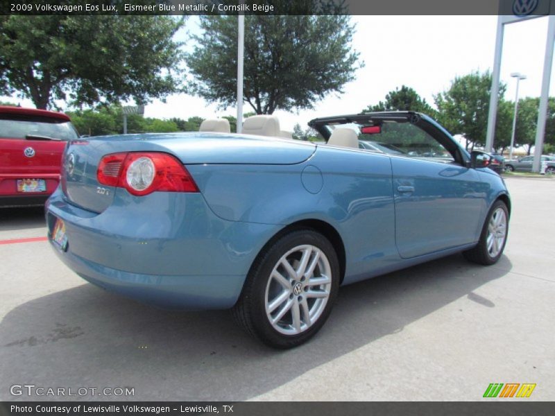 Eismeer Blue Metallic / Cornsilk Beige 2009 Volkswagen Eos Lux