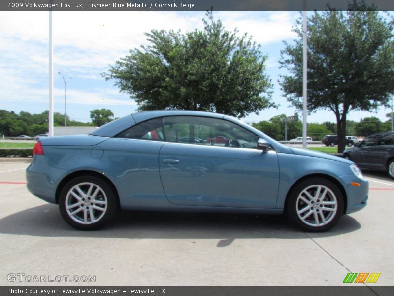 Eismeer Blue Metallic / Cornsilk Beige 2009 Volkswagen Eos Lux