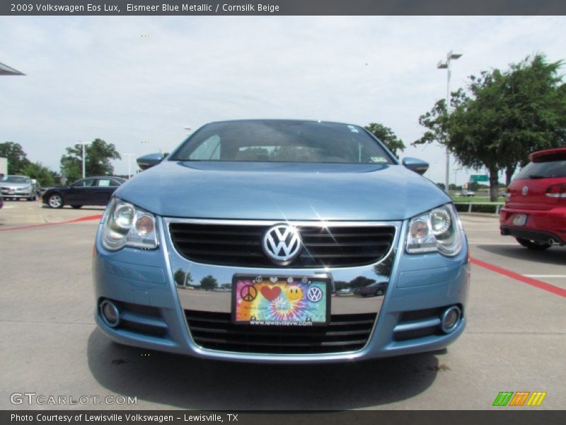 Eismeer Blue Metallic / Cornsilk Beige 2009 Volkswagen Eos Lux