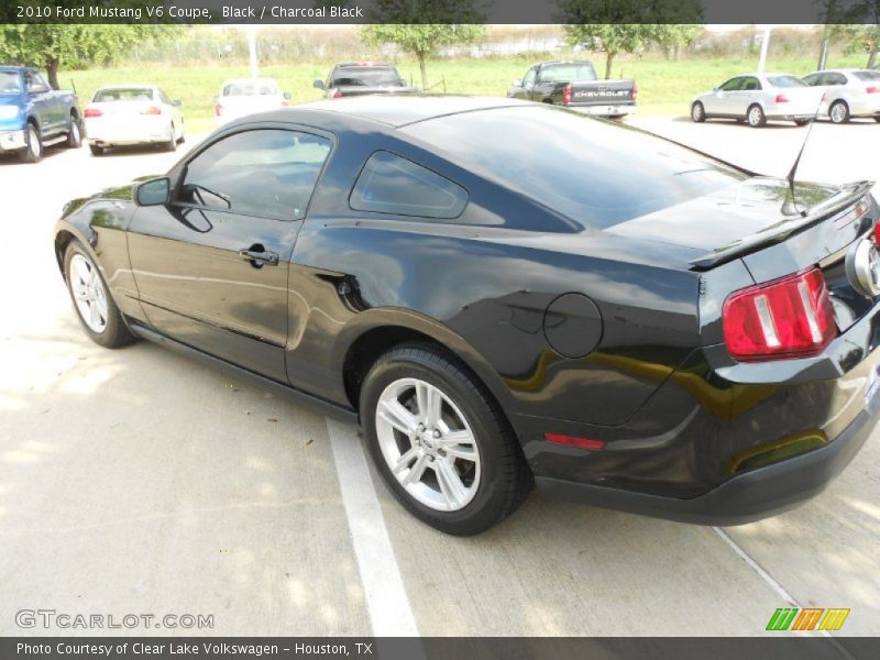 Black / Charcoal Black 2010 Ford Mustang V6 Coupe
