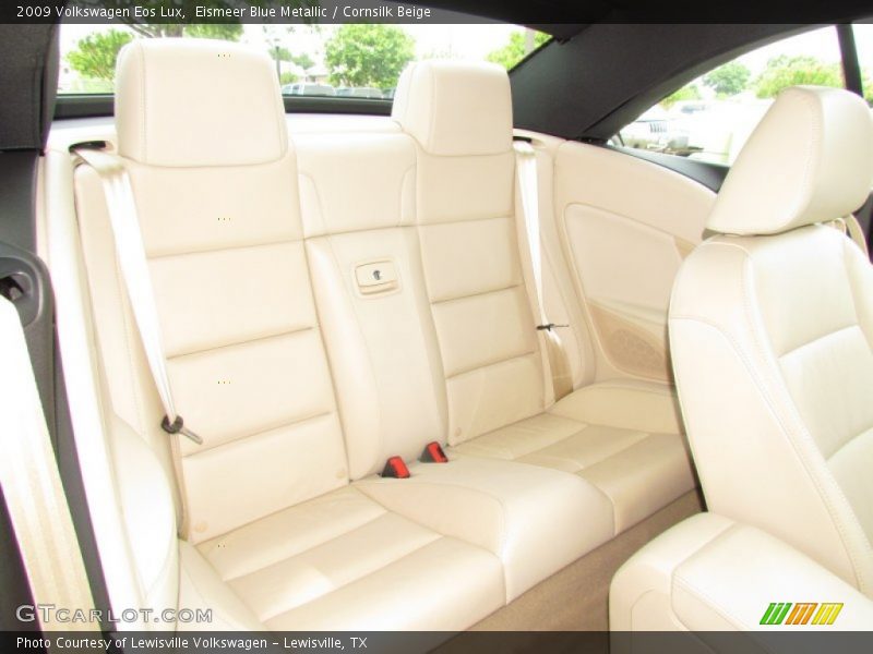 Eismeer Blue Metallic / Cornsilk Beige 2009 Volkswagen Eos Lux