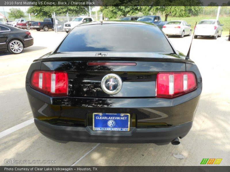 Black / Charcoal Black 2010 Ford Mustang V6 Coupe