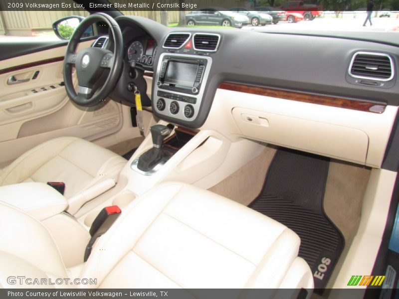 Eismeer Blue Metallic / Cornsilk Beige 2009 Volkswagen Eos Lux