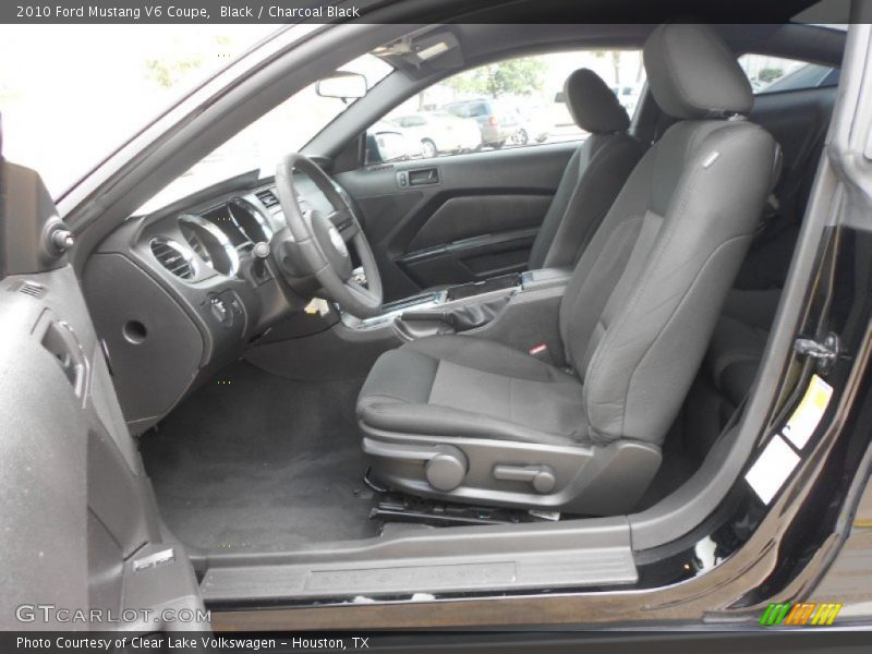  2010 Mustang V6 Coupe Charcoal Black Interior