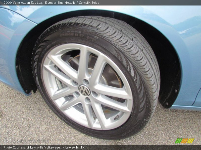 Eismeer Blue Metallic / Cornsilk Beige 2009 Volkswagen Eos Lux