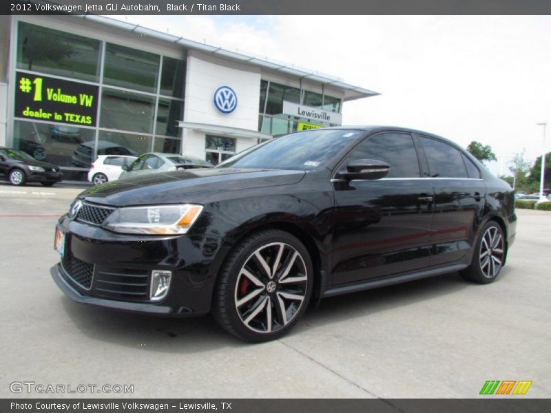 Black / Titan Black 2012 Volkswagen Jetta GLI Autobahn