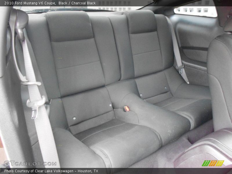 Rear Seat of 2010 Mustang V6 Coupe
