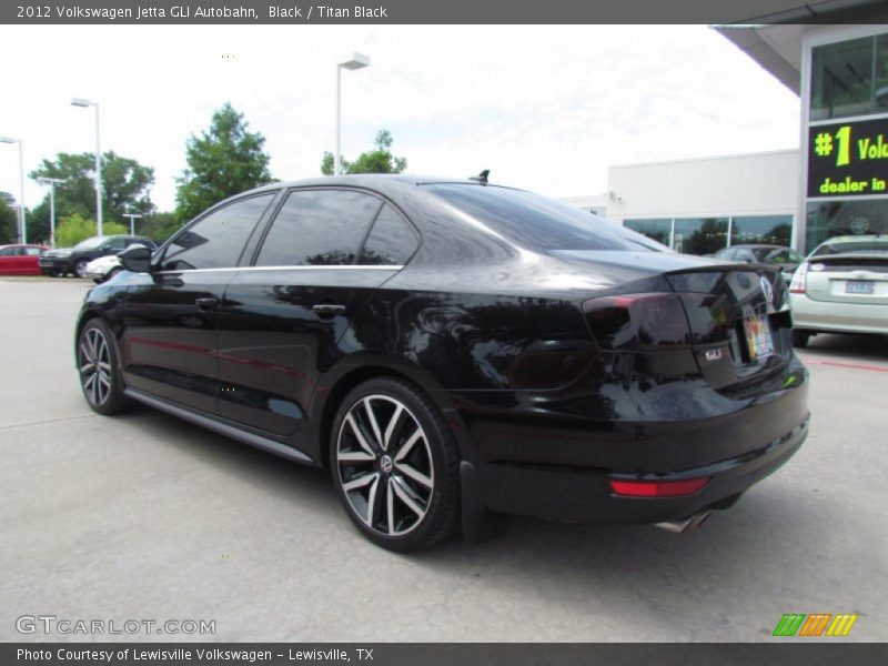 Black / Titan Black 2012 Volkswagen Jetta GLI Autobahn