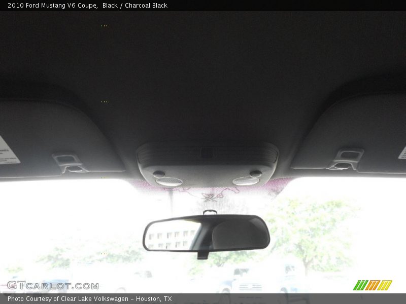 Black / Charcoal Black 2010 Ford Mustang V6 Coupe