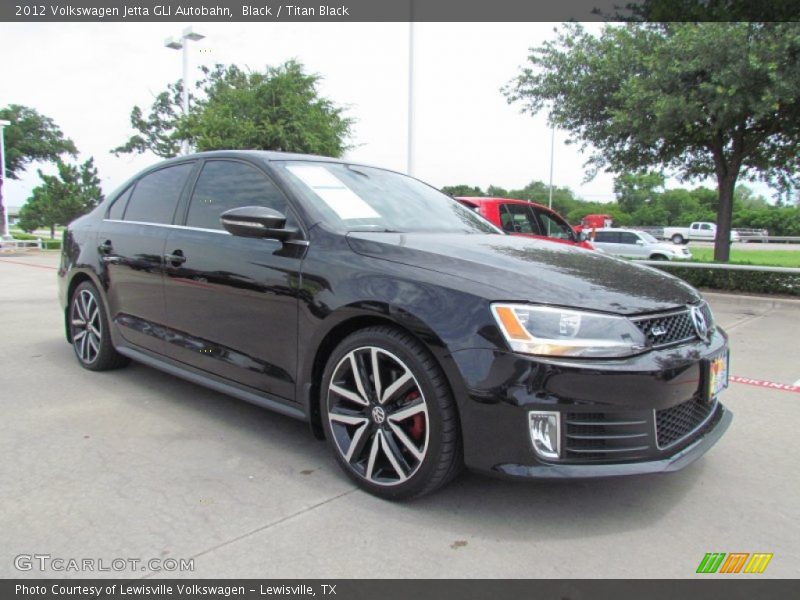 Black / Titan Black 2012 Volkswagen Jetta GLI Autobahn