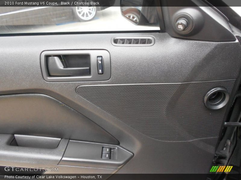 Black / Charcoal Black 2010 Ford Mustang V6 Coupe