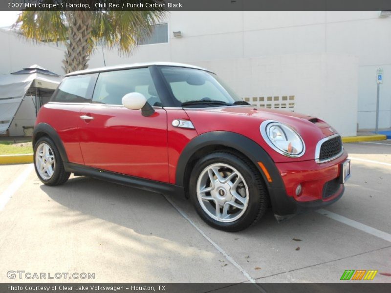 Chili Red / Punch Carbon Black 2007 Mini Cooper S Hardtop