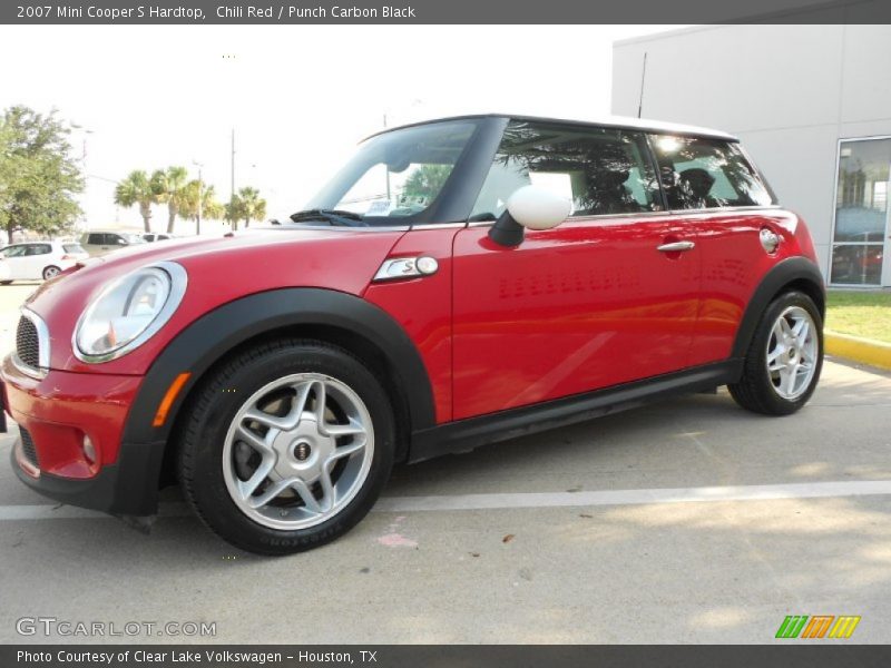 Chili Red / Punch Carbon Black 2007 Mini Cooper S Hardtop