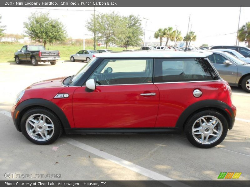 Chili Red / Punch Carbon Black 2007 Mini Cooper S Hardtop