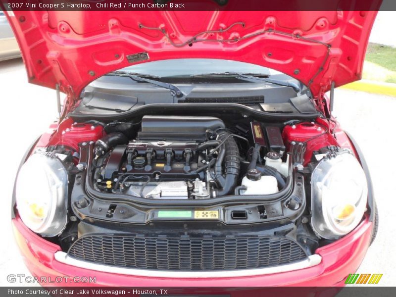 Chili Red / Punch Carbon Black 2007 Mini Cooper S Hardtop