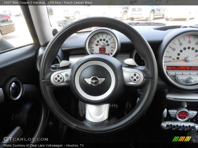 Chili Red / Punch Carbon Black 2007 Mini Cooper S Hardtop