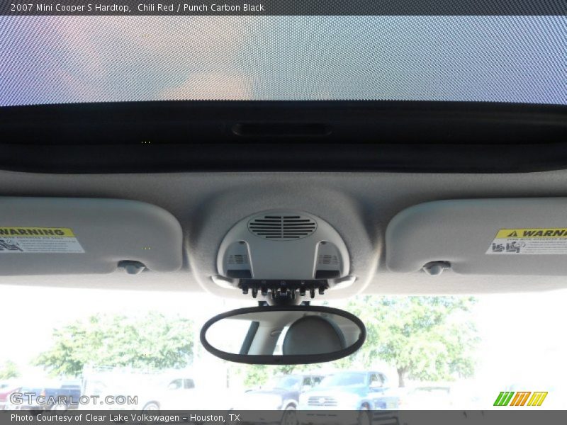 Chili Red / Punch Carbon Black 2007 Mini Cooper S Hardtop