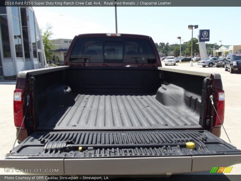 Royal Red Metallic / Chaparral Leather 2010 Ford F250 Super Duty King Ranch Crew Cab 4x4