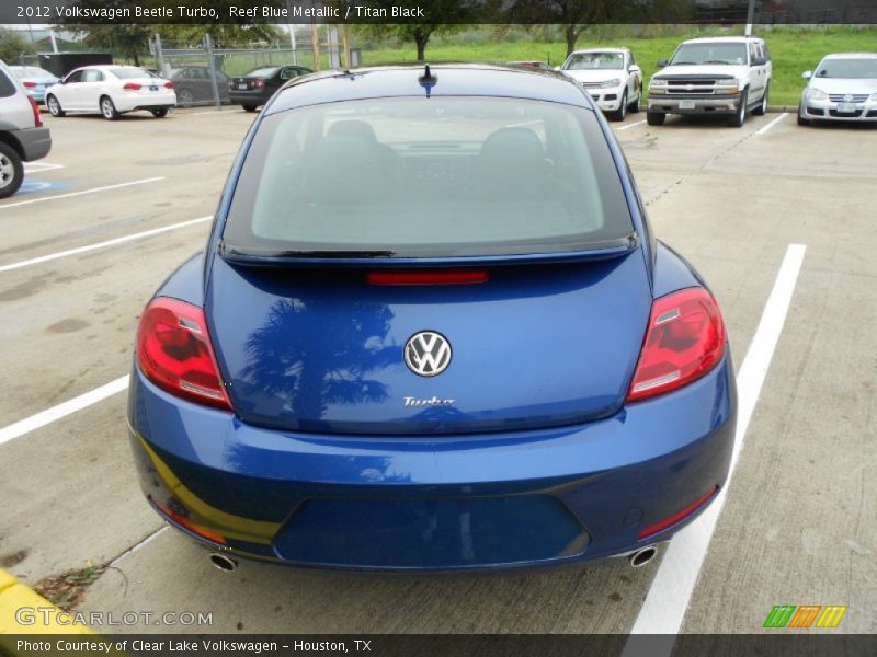 Reef Blue Metallic / Titan Black 2012 Volkswagen Beetle Turbo