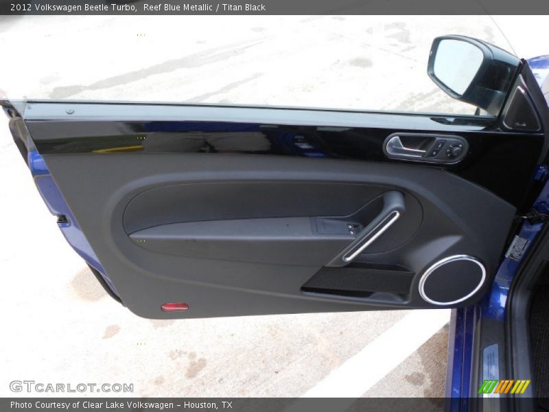 Reef Blue Metallic / Titan Black 2012 Volkswagen Beetle Turbo