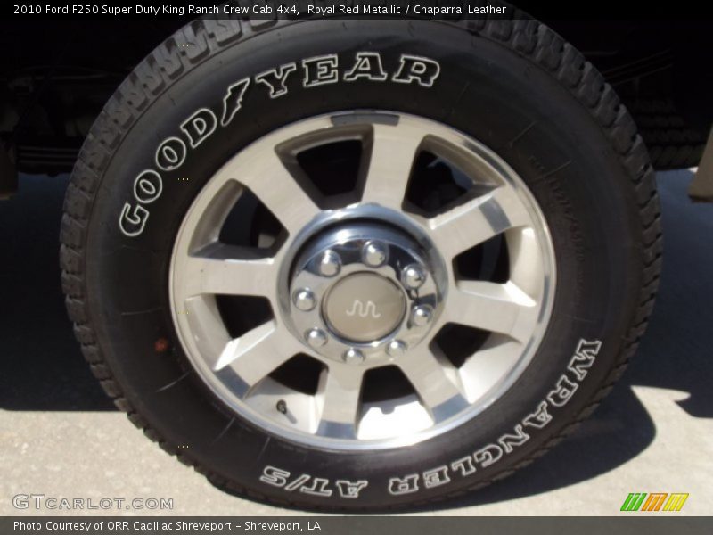 Royal Red Metallic / Chaparral Leather 2010 Ford F250 Super Duty King Ranch Crew Cab 4x4