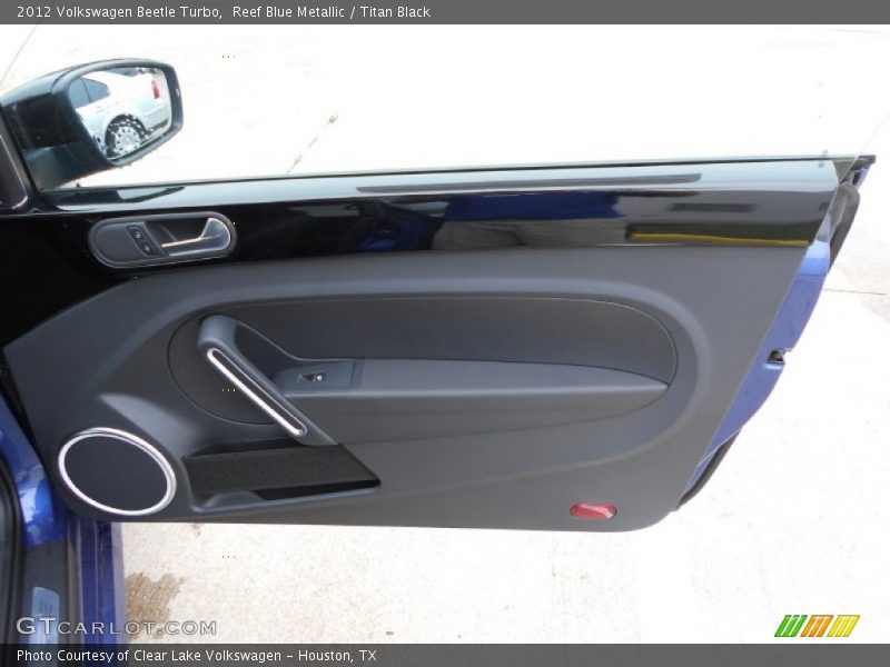 Reef Blue Metallic / Titan Black 2012 Volkswagen Beetle Turbo