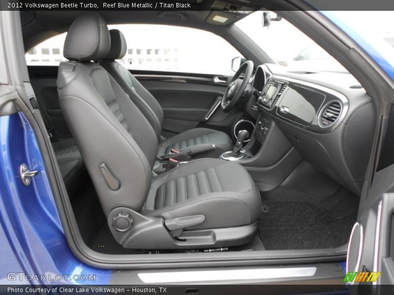 Reef Blue Metallic / Titan Black 2012 Volkswagen Beetle Turbo