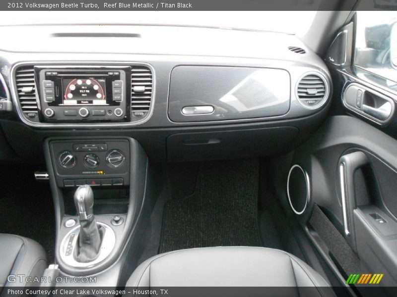 Reef Blue Metallic / Titan Black 2012 Volkswagen Beetle Turbo