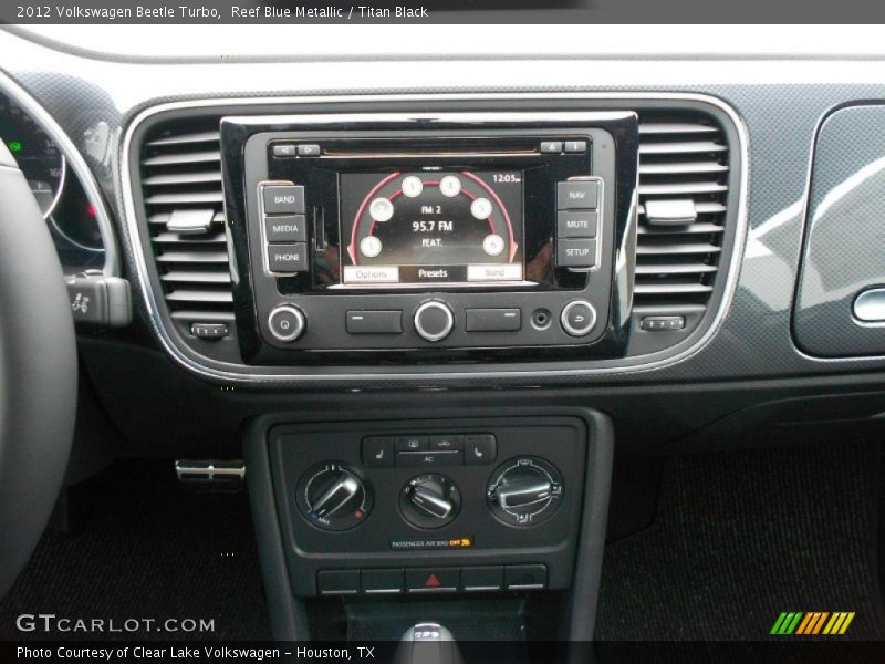 Reef Blue Metallic / Titan Black 2012 Volkswagen Beetle Turbo