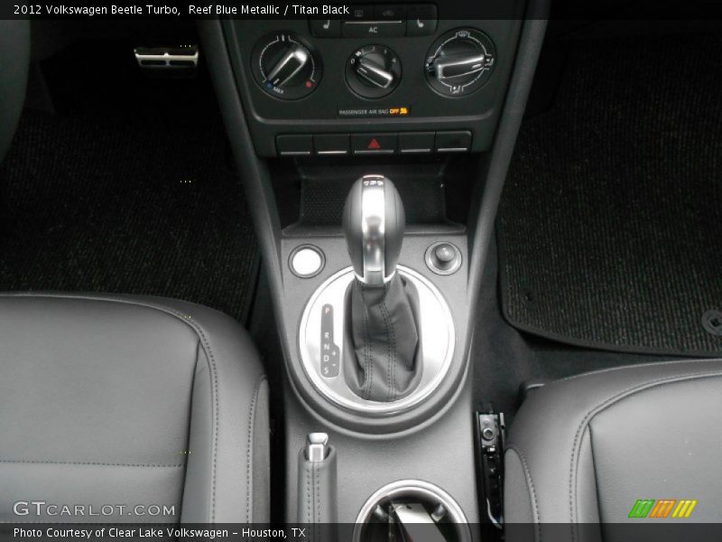 Reef Blue Metallic / Titan Black 2012 Volkswagen Beetle Turbo