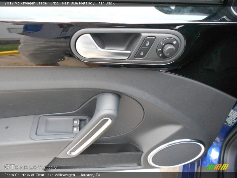 Reef Blue Metallic / Titan Black 2012 Volkswagen Beetle Turbo